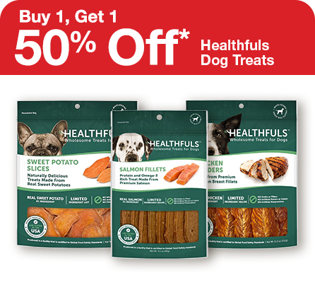 Buy 1, Get 1 50% Off Healthfuls Dog Treats