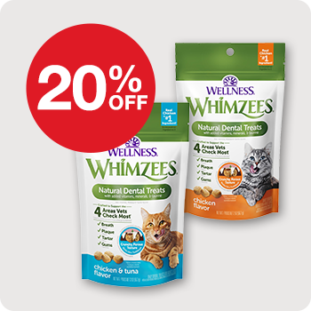20% Off Whimzees Cat Treats