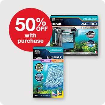 50% Off Fluval Filter Media with the Purchase of Any Fluval Filters