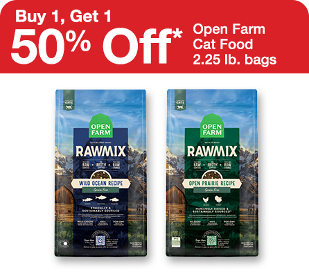 Buy 1, Get 1 50% Off Open Farm Cat Food  2.25 lb. bags