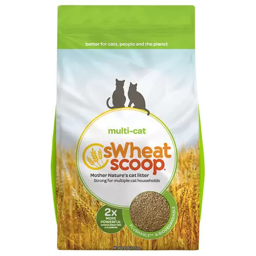 sWheat Scoop Sustainable Cat Litter