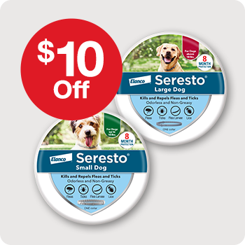 $10 Off Seresto Flea and Tick Collars