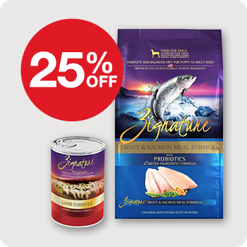 25% Off Zignature Dog Food