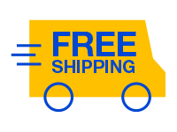 FREE SHIPPING on yellow box truck icon