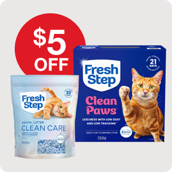 $5 Off select Fresh Step Litter