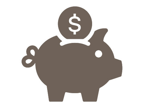 icon of piggy bank