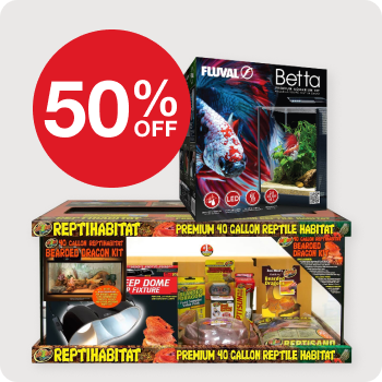 50% off Select ZM Reptile Habitats
