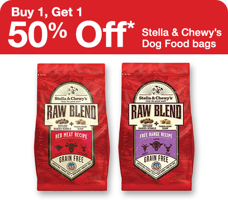 Buy 1, Get 1 50% Off Stella & Chewy's Dog Food  bags