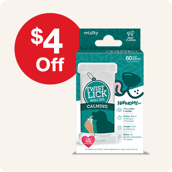 $4 Off Vetality Twist & Lick Calming Gel 