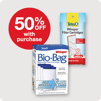 50% Off Tetra Filter Media with the Purchase of Any Tetra Filters