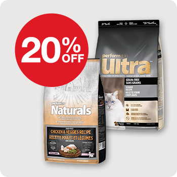 20% Off Performatrin Cat Food 2.5 - 5 lb. bags