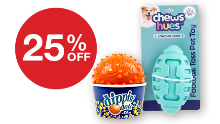 25% Off Chew Hues and Dippin Dots Summer Dog Toys and Accessories 