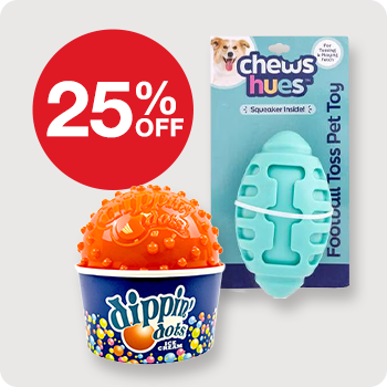 25% Off Chew Hues and Dippin Dots Summer Dog Toys and Accessories