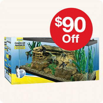 $90 Off Tetra Deluxe LED Aquarium Kit 55 Gal.