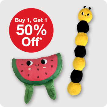 Buy 1, Get 1 50% Off #BFF Wild World, Juicy Blooms, Tufflove or Tough Toys 