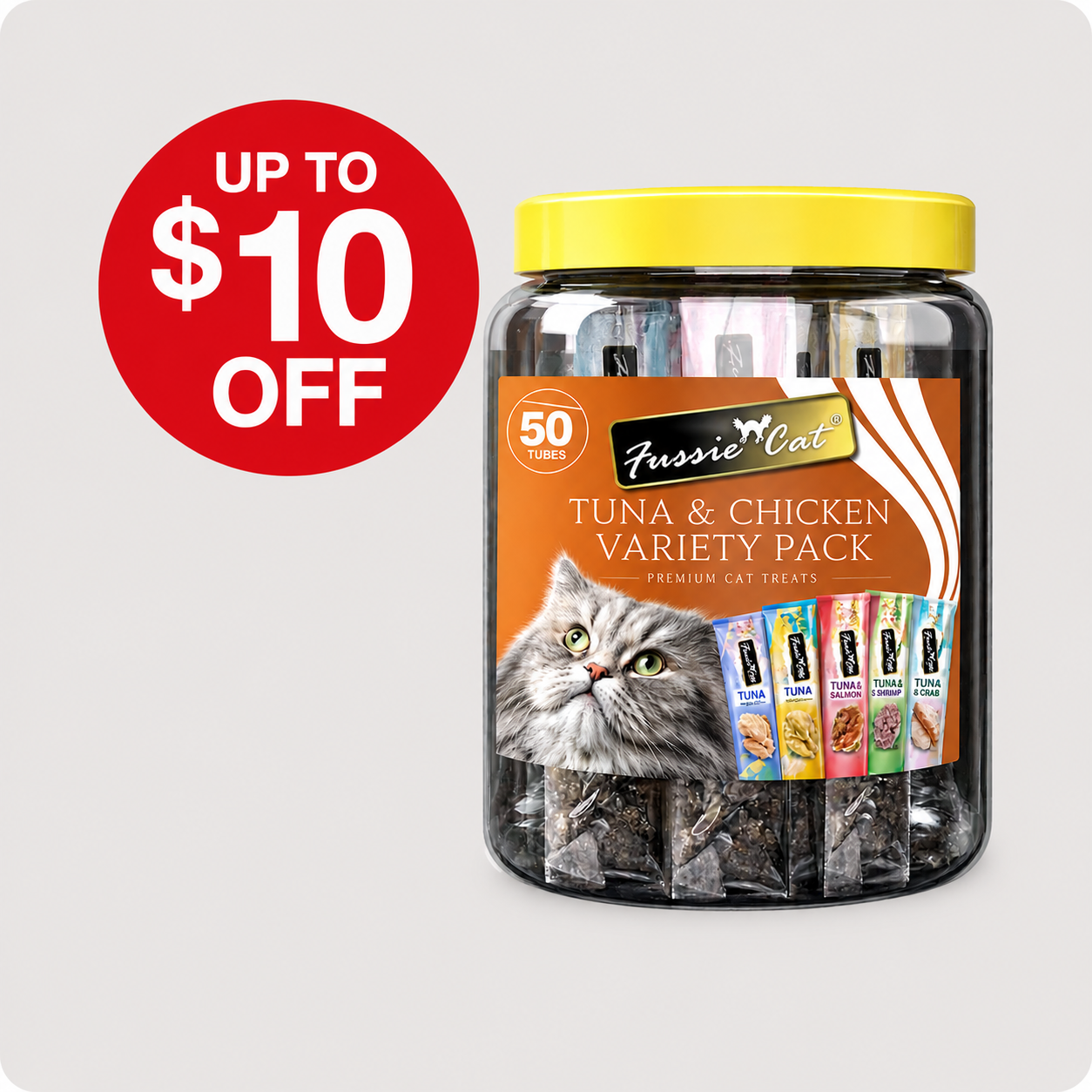 Up to $10 Off Select Treats (value size savings)