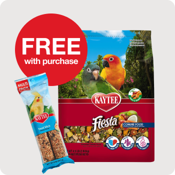 FREE Kaytee Bird Treat with the purchase of any Kaytee Bird Food