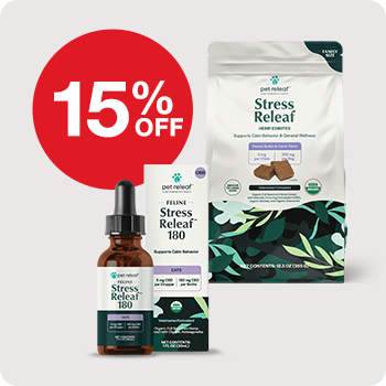 15% Off Pet Releaf CBD Chews & Oils