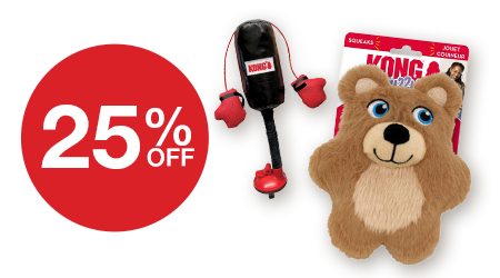 25% Off Dog Toys Kong
