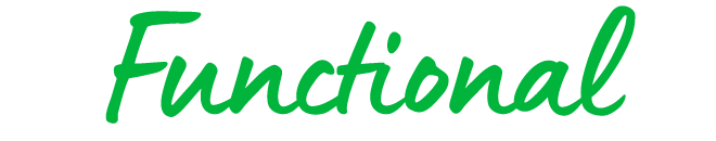 Functional in green