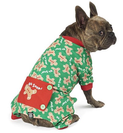 Gingerbread Pajamas Green