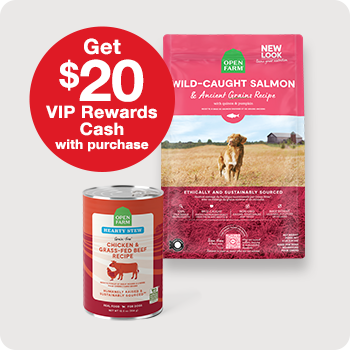 Get $20 in VIP Rewards with Minimum Purchase of $100 of Open Farm 