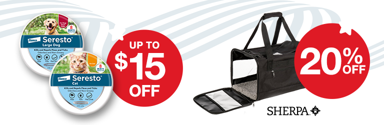 "$15 in VIP Rewards with minimum purchase of $75+ of Purina products" Shop now button with products showing dog food, cat food, litter