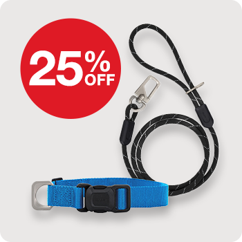 25% Off OTR Collars, Leashes and Accessories 