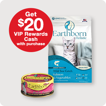 Get $20 in VIP Rewards with Minimum Purchase of $100 of Earthborn Holistic 