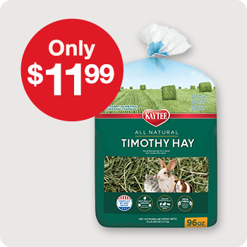 Only $11.99 Kaytee Timothy Hay 96 oz.