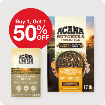 BOGO 50% off Acana Dry Food