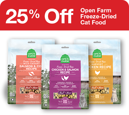 25% Off Open Farm Freeze-Dried Cat Food