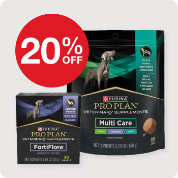 20% off Purina Supplements