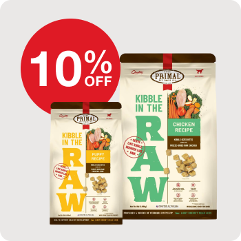 10% Off Primal Kibble In The Raw Dog Food