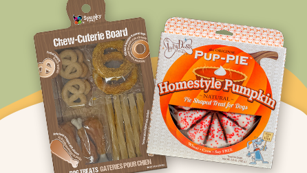 Shows a selection of fall food and chew-curerie, and pumpkin pie cookie