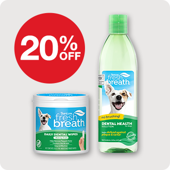 20% Off Tropiclean Dental Kits, Water Additives, Wipes and Gels