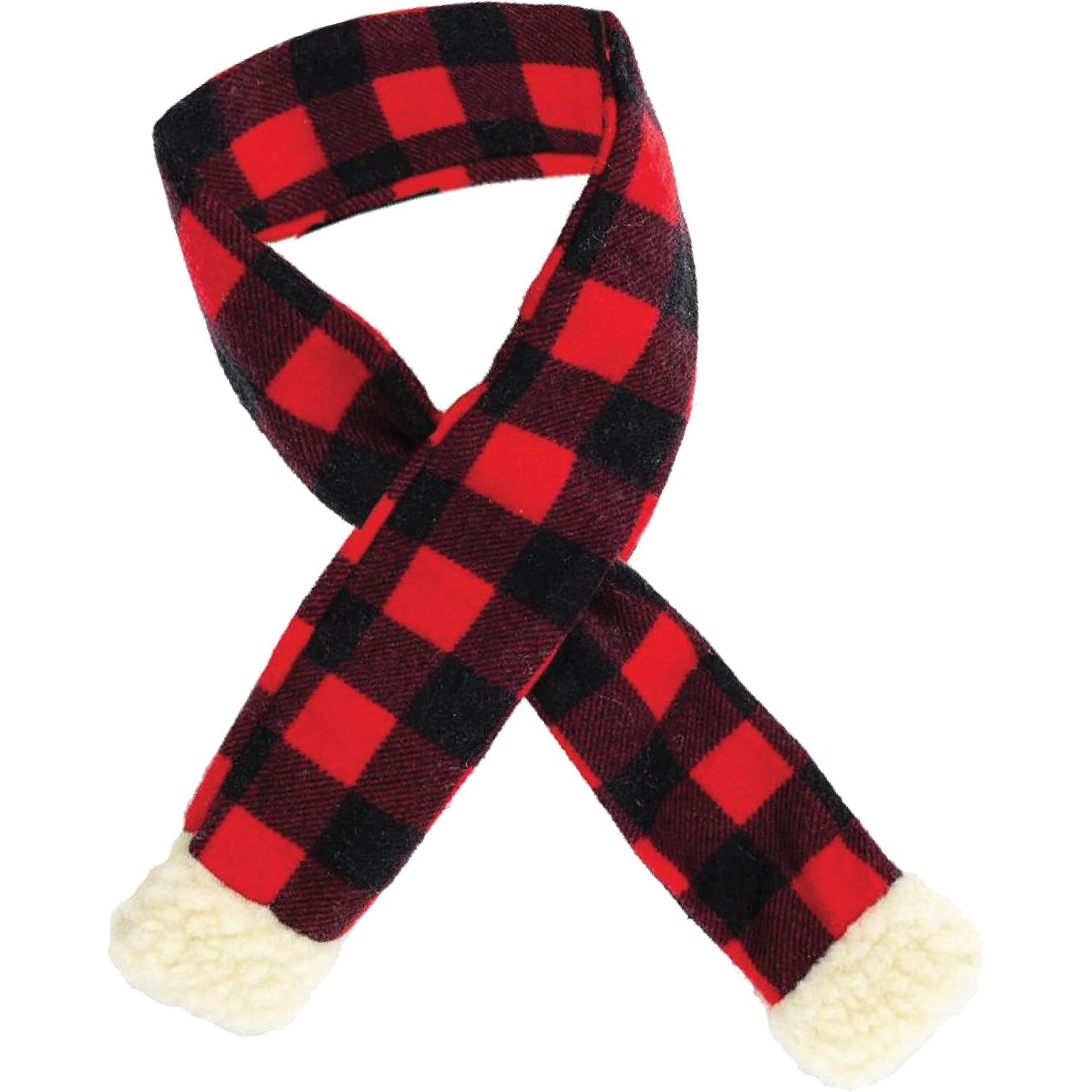 Huxley & Kent Red And Black Buffalo Check Dog Scarf, Medium