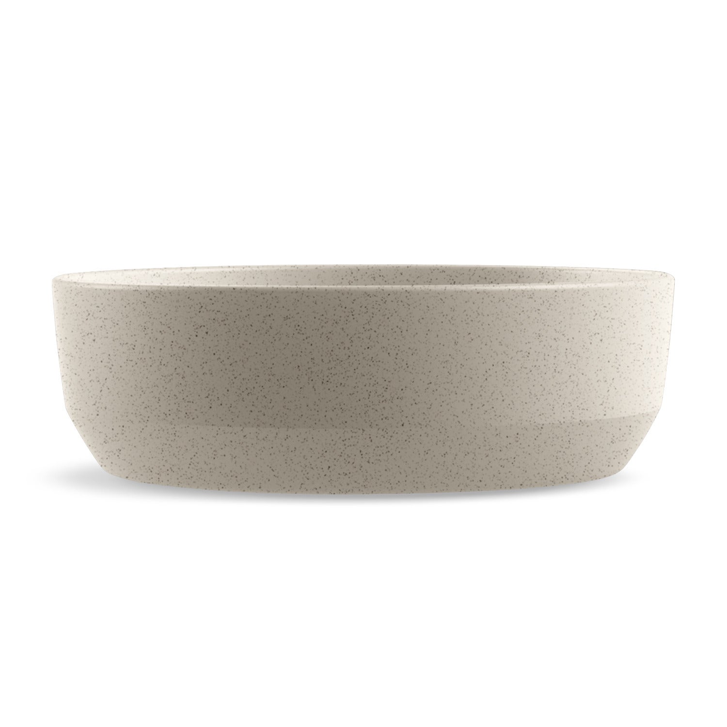Abode Homewares Cream Bevel Dog Bowl, Medium - 6.5