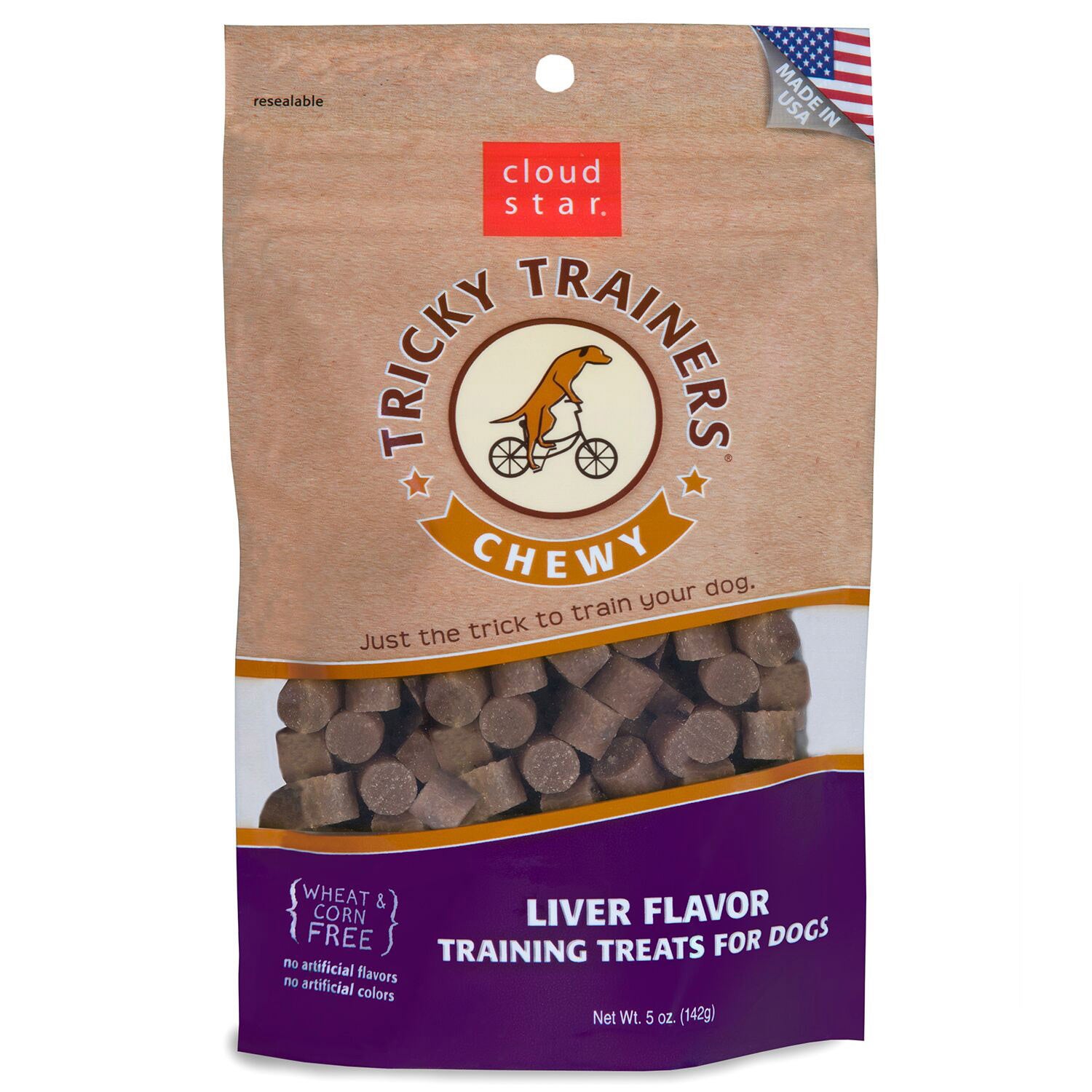 Tricky Trainers Chewy Liver Flavor Dog Treat