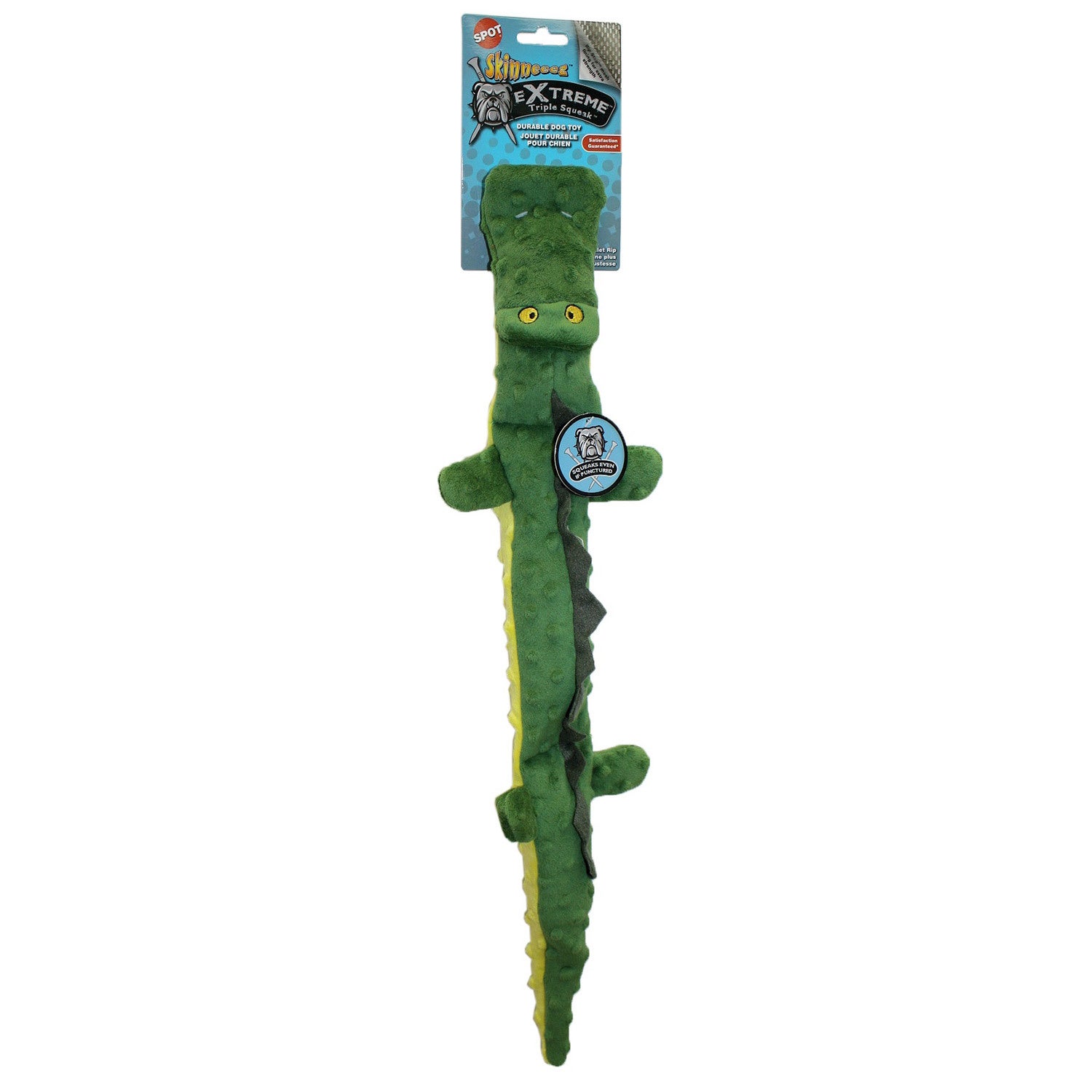 Spot Skinneeez Extreme Triple Squeak Crocodile
