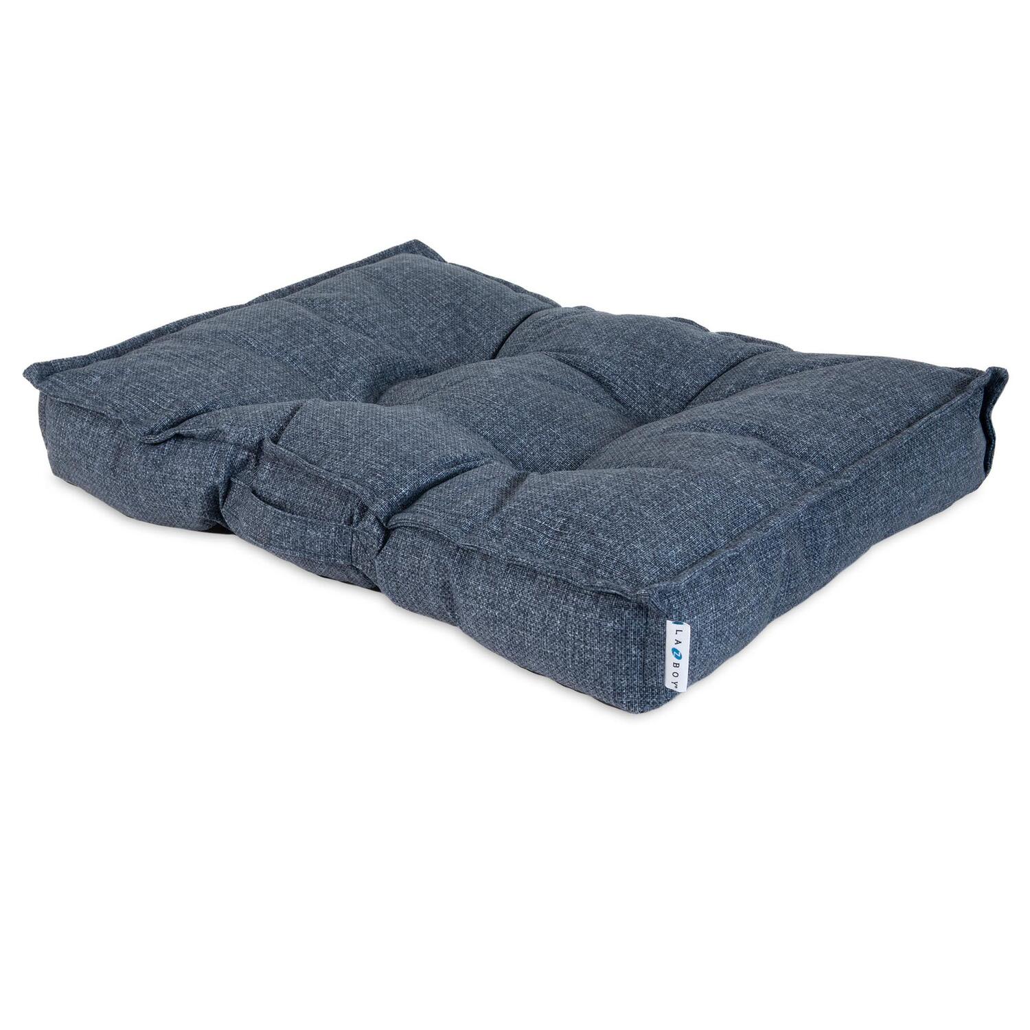 Lazboy Indoor/Outdoor Millie Mattress Dog Bed, 28X20 - Blue