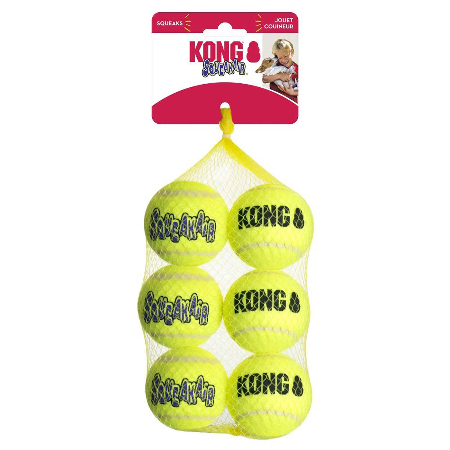 Kong Squeakair® Balls 6-Pk Dog Toy