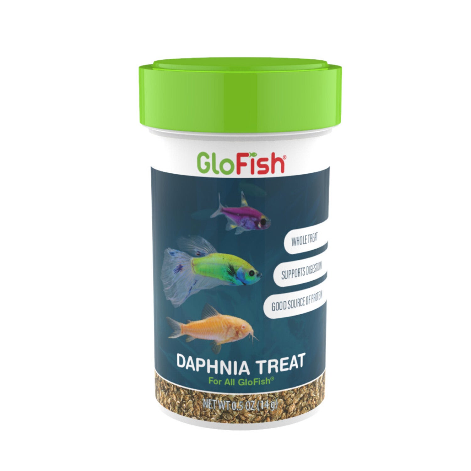 Glofish Daphnia Fish Food, 0.5-Oz