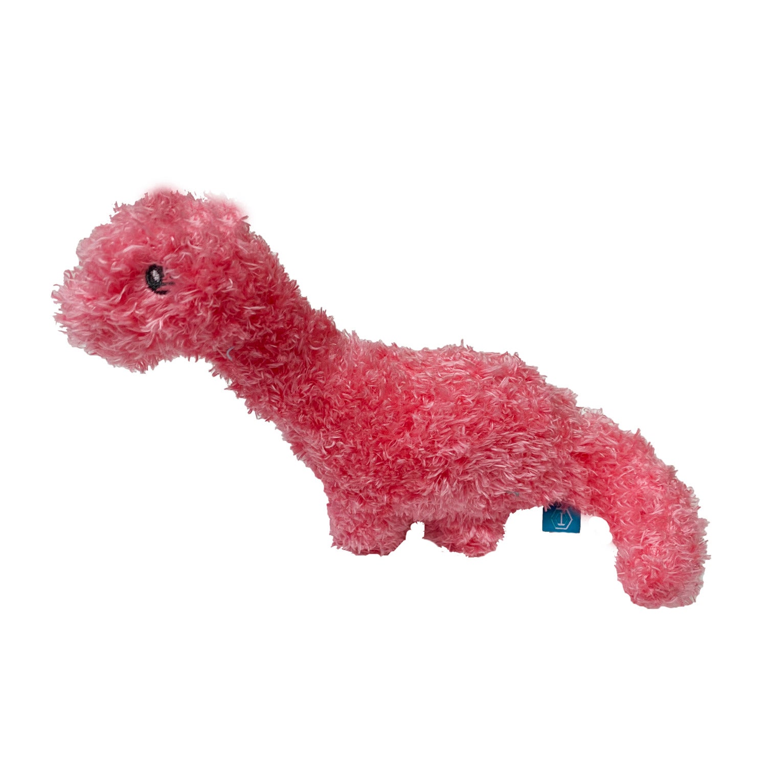 #Bff Tough Diplodocus Dino Dog Toy, Pink – Small, 8