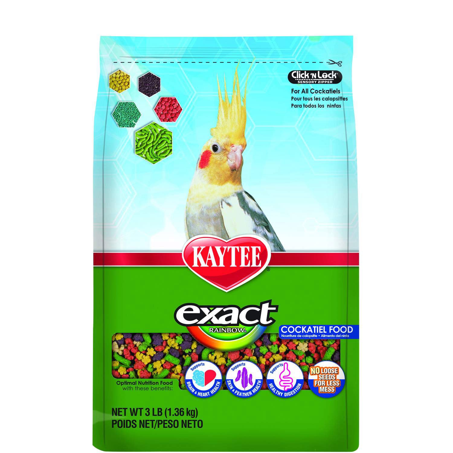 Kaytee Exact Rainbow Cockatiel Food