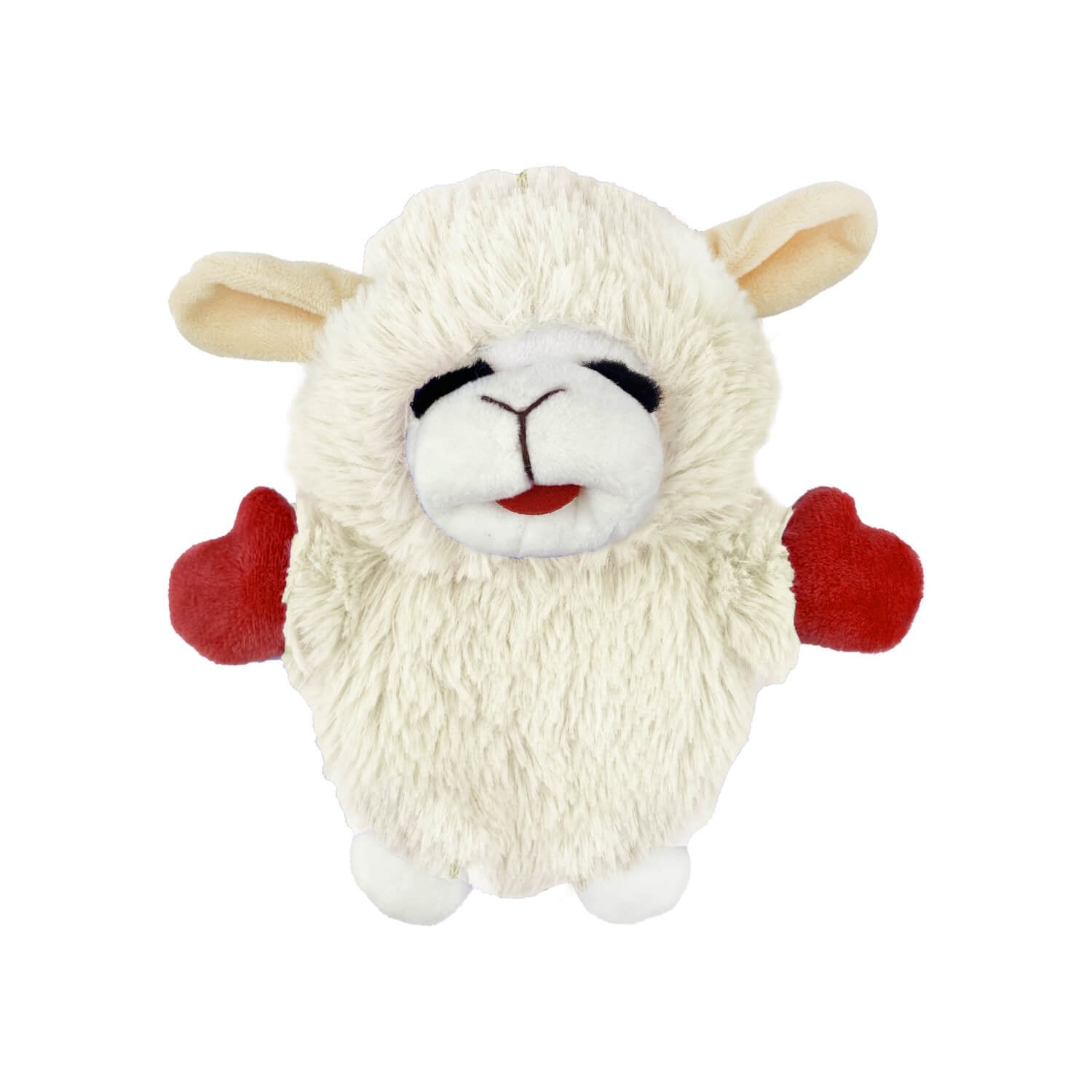 Multipet Mini Lamb Chop Crinkle Dog Toy, 6