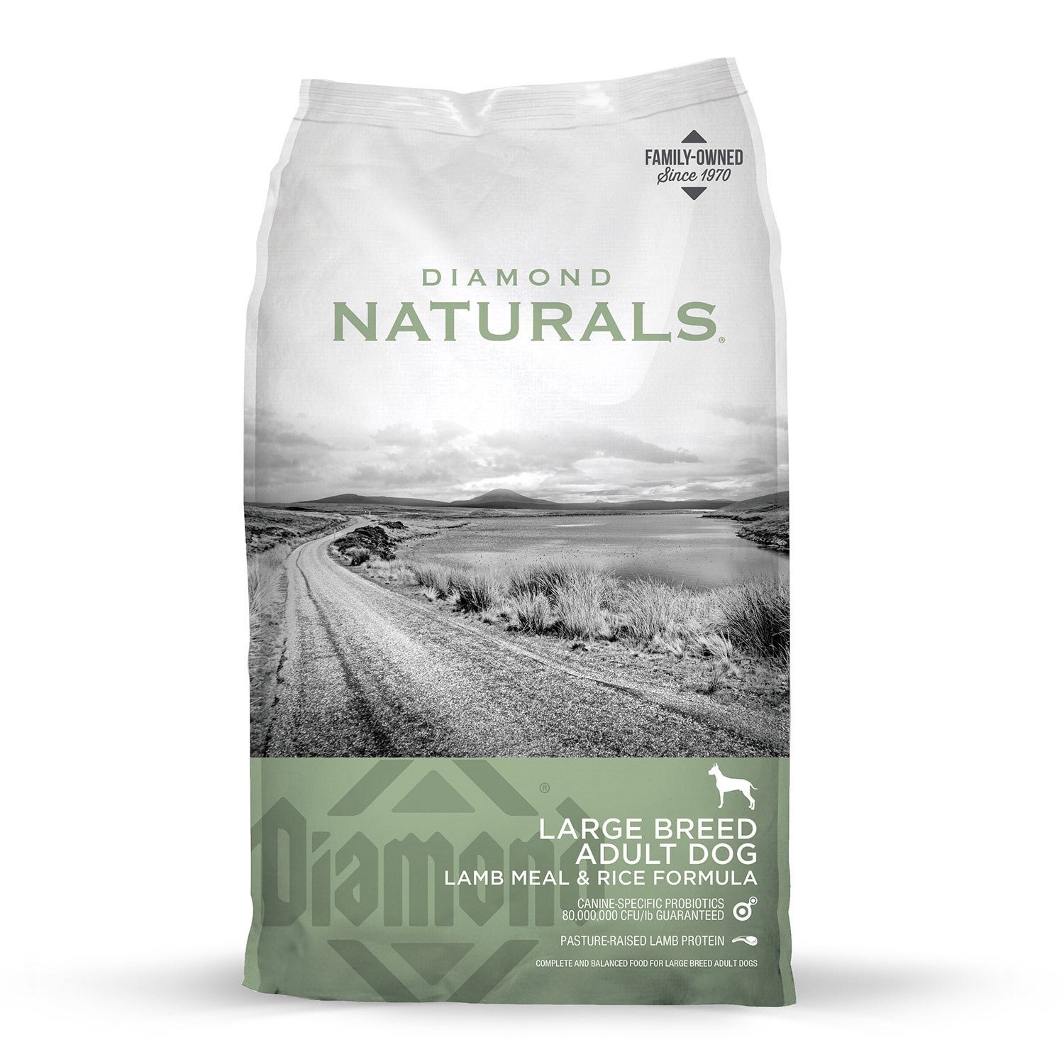 Diamond Naturals Large Breed Adult Lamb & Rice Formula Dry Dog Food, 40-Lb