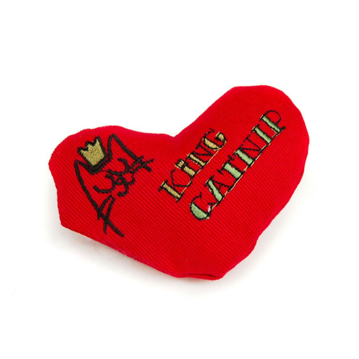 King Catnip Heart Catnip Filled Cat Toy