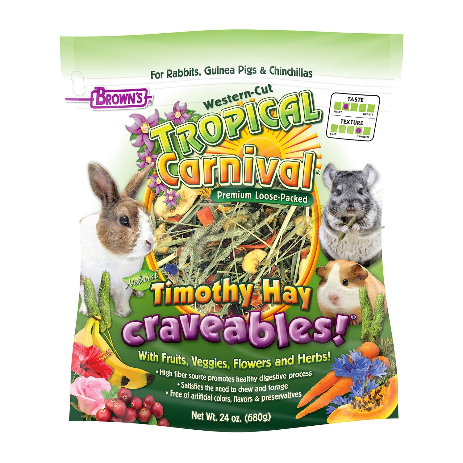Tropical Carnival Natural Timothy Hay Craveables!®