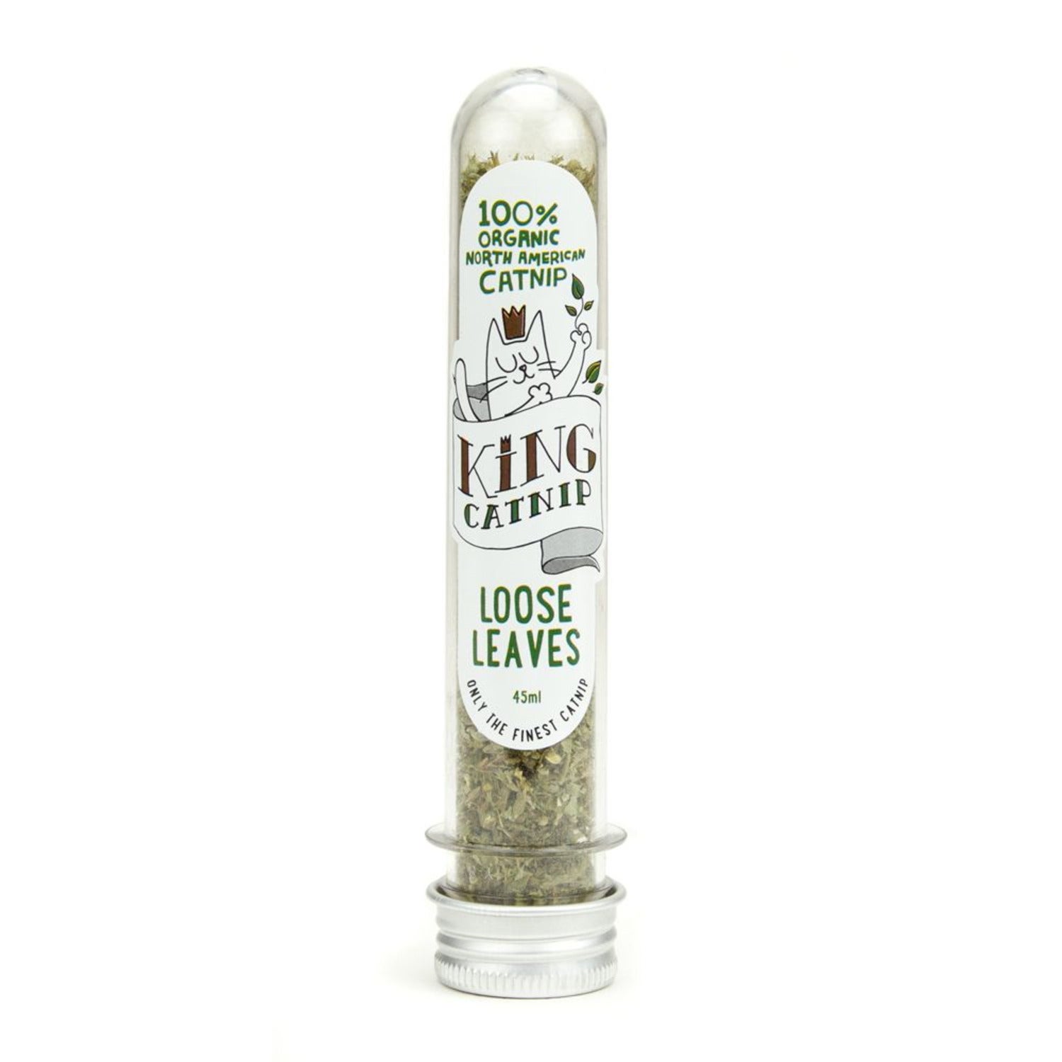 King Catnip Organic Loose Leaf Catnip In Tube